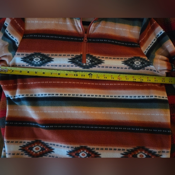 Cotton And Rye Oufitters - Womens Aztec Quarter Zip Fleece - Picture 6 of 6